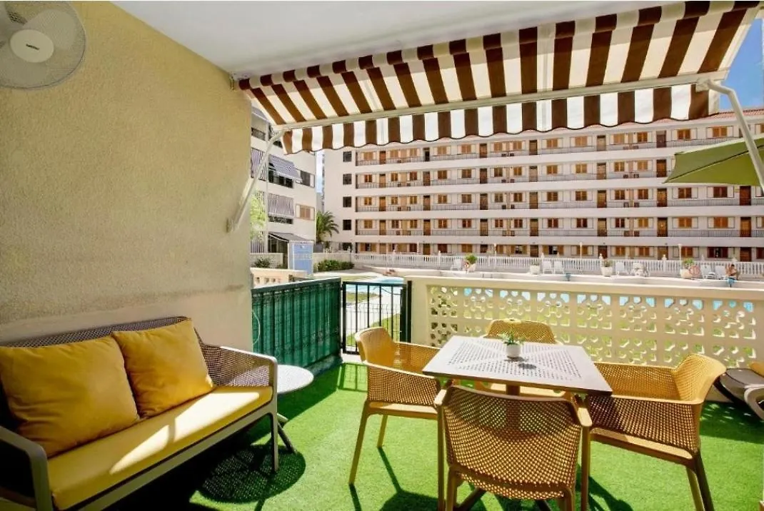 Apartamento Fayser 108 Beachfront With Direct Pool Access From Terrace Arona
